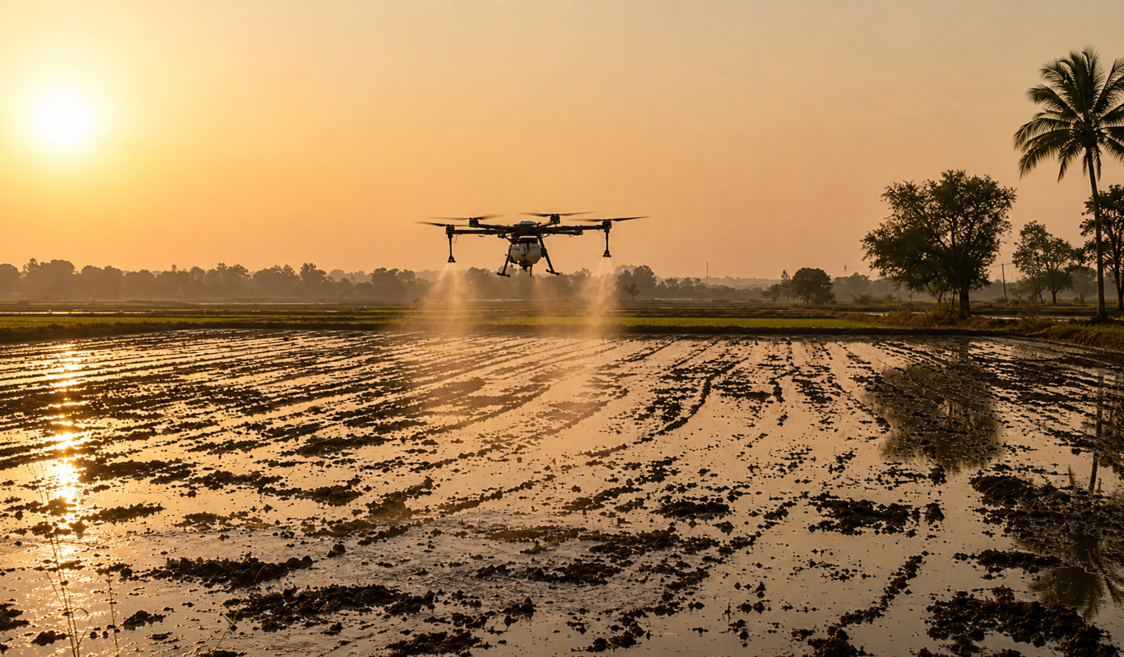 BHUMITR X9 20L agri drone front angle